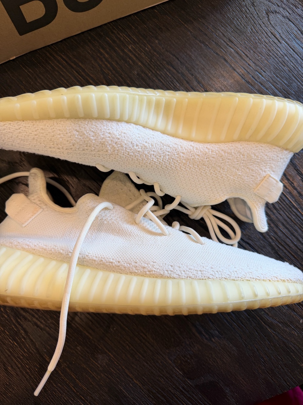 adidas Yeezy Boost 350 V2 Cream/Triple White Sz 14